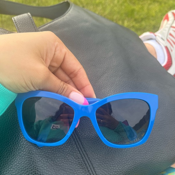 Chanel Gradient Blue sunglasses polarized - Picture 3 of 5